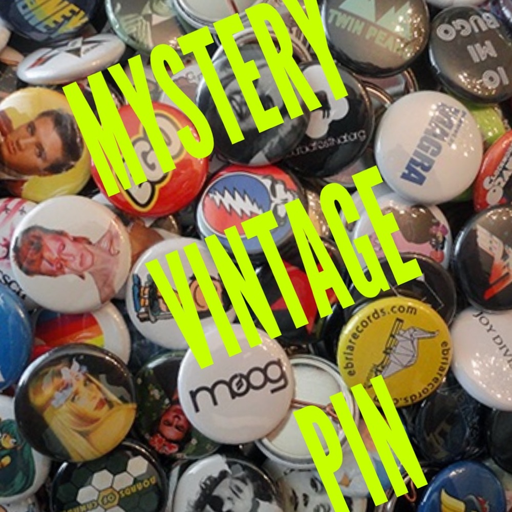 ONE VINTAGE MYSTERY PIN